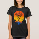 Recherche de raquettes croisées tshirts Coucher de soleil