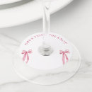 Search for bridal shower wine charms Pink