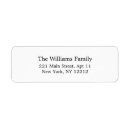 Search for pre addressed labels Elegant
