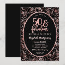 Recherche de fabulous anniversaire invitations Rose doré