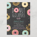 Search for doughnuts and diapers invitations Doughnut party