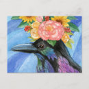 Recherche de corneille cartes postales Floral