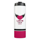 Search for flying hearts mugs Red