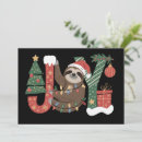 Search for funny sloth christmas cards Xmas