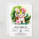 Search for tiger stripes invitations Big cat