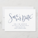 Search for navy save the dates Calligraphy