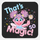 Recherche de monstre rose autocollants Sesame