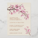 Recherche de fleur de cerisier mariage invitations Pour elle