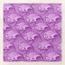 Recherche de motif vague dessous de verres Rose