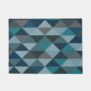 Search for geometric doormats Blue