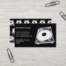 Search for turntable business cards Record player