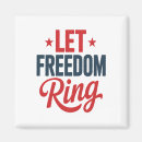 Search for independence day magnets Red white and blue