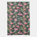 Search for pink flamingo pattern tea towels Flowers