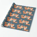 Recherche de renard mignon papier cadeau Créatures forestières