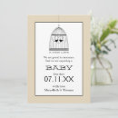 Recherche de birdcage invitations Bébé