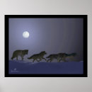 Recherche de loup de nuit posters Lune