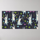 Recherche de motif botanique posters Bleu