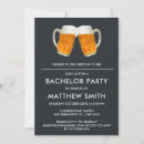 Search for beer bachelor party invitations Modern