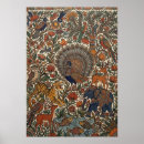 Recherche de paon indien art Coloré