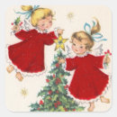 Search for retro christmas angel stickers Cute