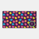 Recherche de corail et bleu tapis souris Jaune