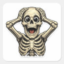 Search for spooky skull stickers Skeleton
