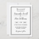 Search for edgy wedding invitations Black