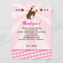 Search for rodeo thank you cards Cowgirl