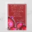 Search for beautiful christmas invitations Red