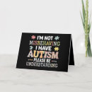 Search for autism thank you cards Acceptance