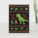 Recherche de dinosaur christmas vœux cartes T rex