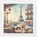 Search for vintage paris napkins France