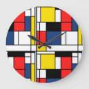 Recherche de mondrian horloges Jaune