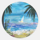 Search for beach scenery stickers Tropical