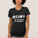 Recherche de opposé Ironie
