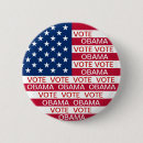Recherche de vote pour obama badges Élection