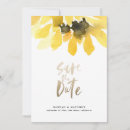 Search for sunflower save the dates Elegant