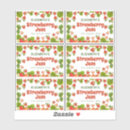 Search for strawberry jam jar stickers Homemade