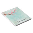 Recherche de fleurs de cerisier blocsnotes Aquarelle