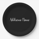 Search for solid color paper plates Minimalist