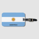 Recherche de argentin bagages étiquettes Drapeau
