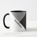 Search for black and white striped mugs For him