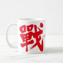 Recherche de symbole japonais tasses Kanji