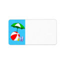 Search for pool swim swimming return address labels Beach ball