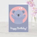 Search for koala bear birthday cards Kids