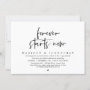 Search for starts invitations Black and white