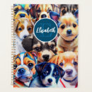 Search for pet lovers planners Watercolor