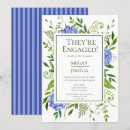 Search for gay engagement party invitations Watercolor