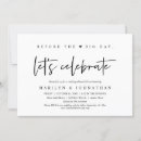 Search for big day invitations Black and white