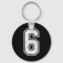 Search for number 6 keychains Holiday special offer